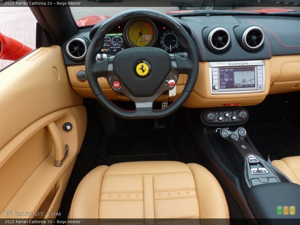 Beige Interior Dashboard for the 2013 Ferrari California 30 #87598861