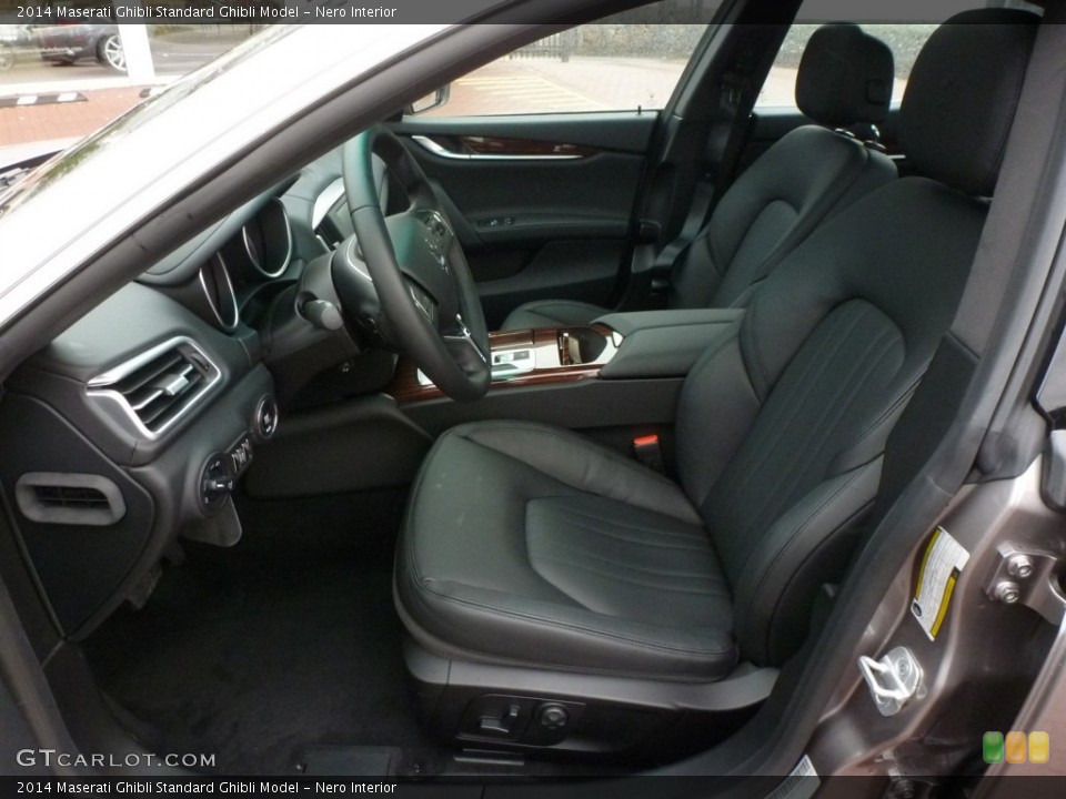 Nero Interior Front Seat for the 2014 Maserati Ghibli  #87599641