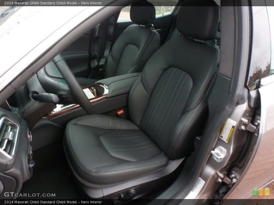 Nero Interior Front Seat for the 2014 Maserati Ghibli  #87599695