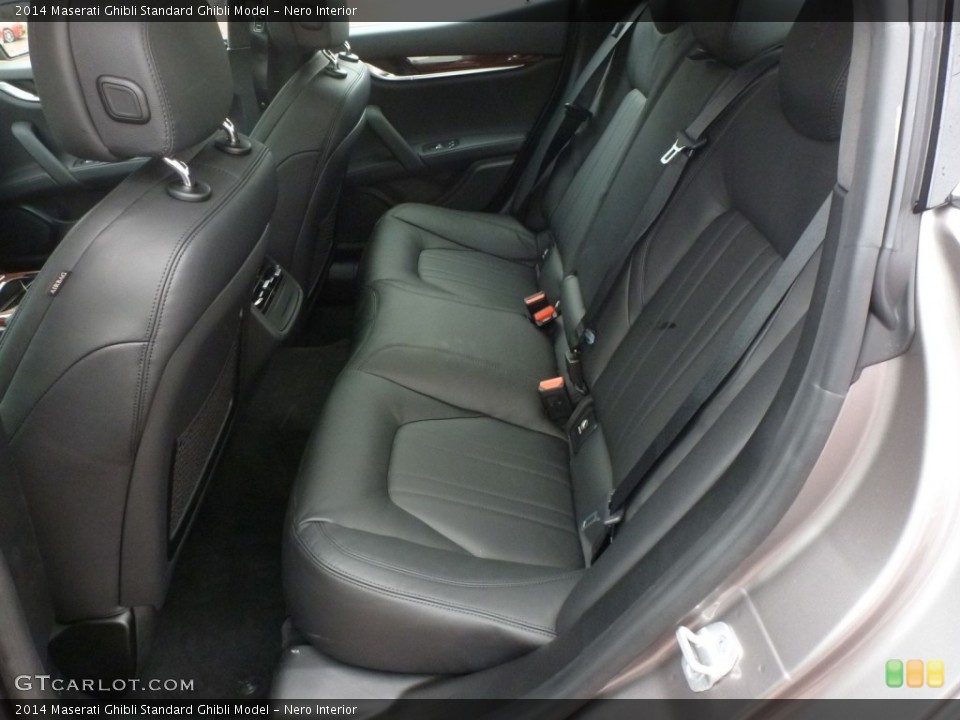 Nero Interior Rear Seat for the 2014 Maserati Ghibli  #87600273
