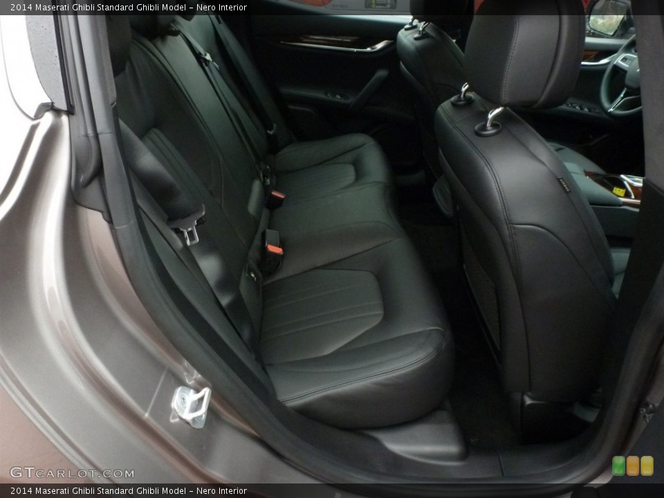 Nero Interior Rear Seat for the 2014 Maserati Ghibli  #87600322