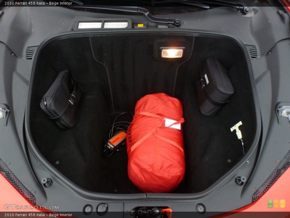 Beige Interior Trunk for the 2010 Ferrari 458 Italia #87602041