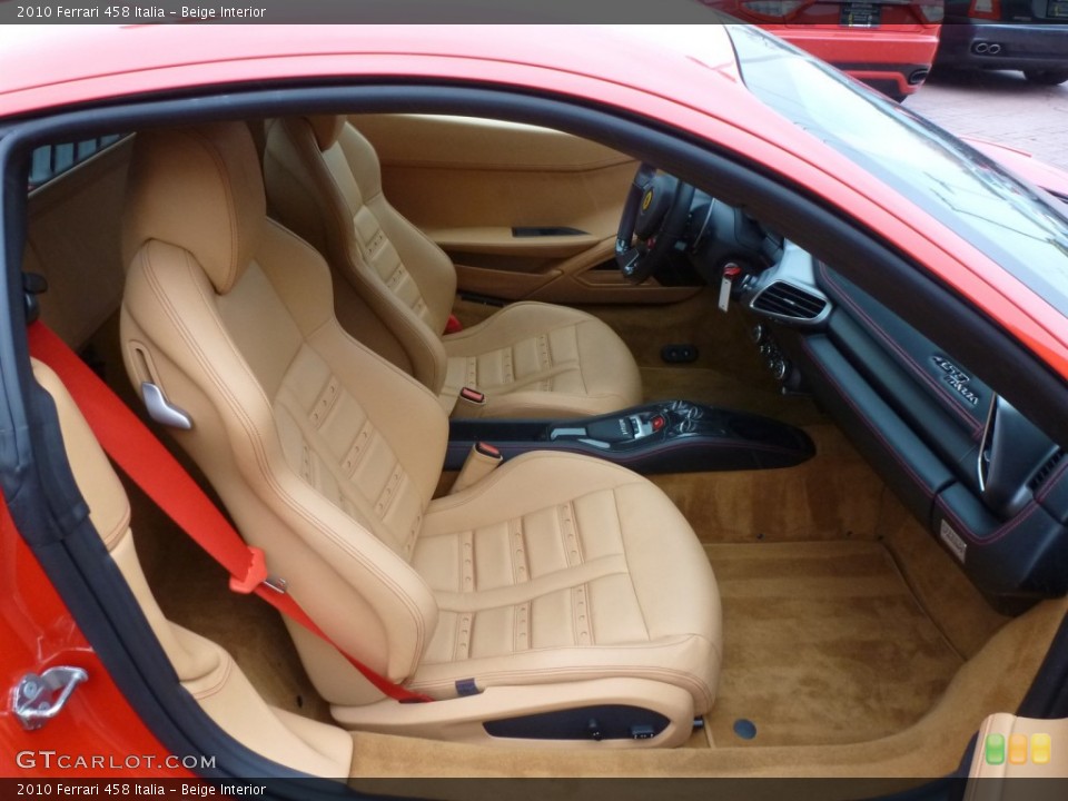 Beige Interior Front Seat for the 2010 Ferrari 458 Italia #87602710