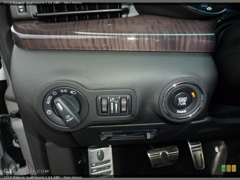 Nero Interior Controls for the 2014 Maserati Quattroporte S Q4 AWD #87603322