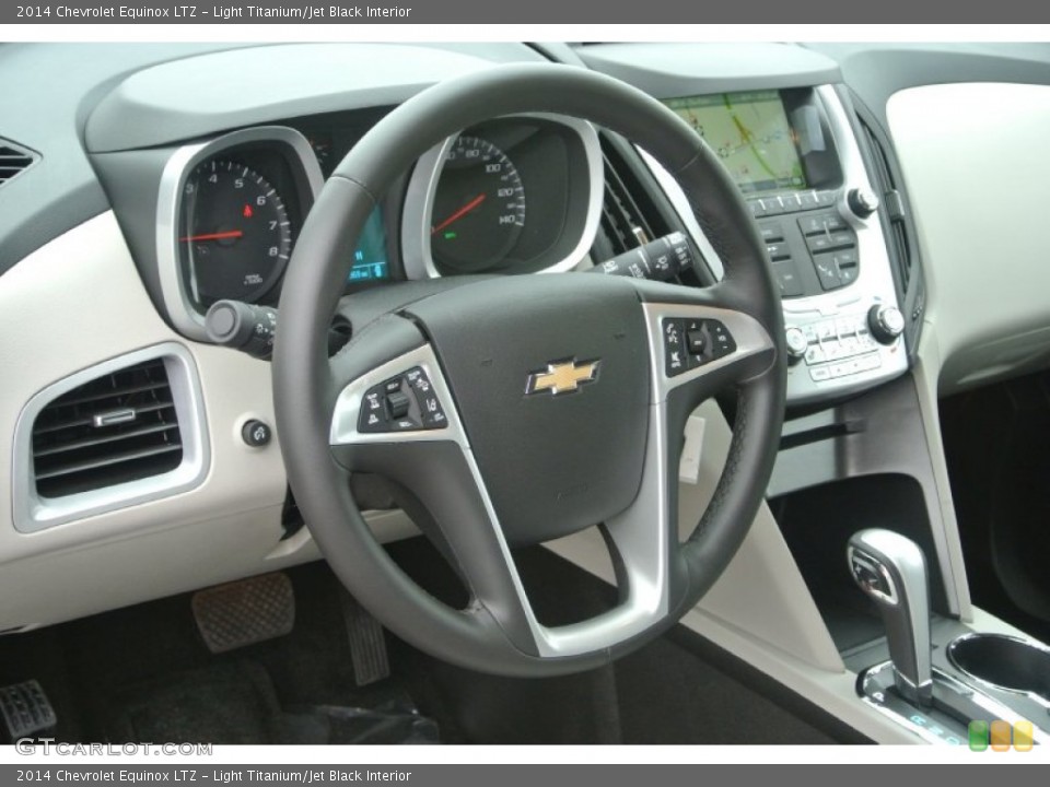 Light Titanium/Jet Black Interior Steering Wheel for the 2014 Chevrolet Equinox LTZ #87603478