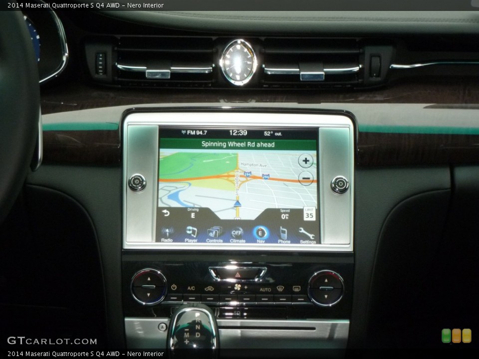 Nero Interior Navigation for the 2014 Maserati Quattroporte S Q4 AWD #87603535