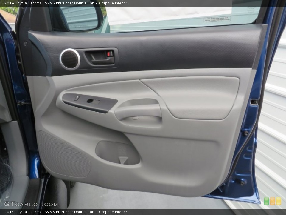 Graphite Interior Door Panel for the 2014 Toyota Tacoma TSS V6 Prerunner Double Cab #87603556