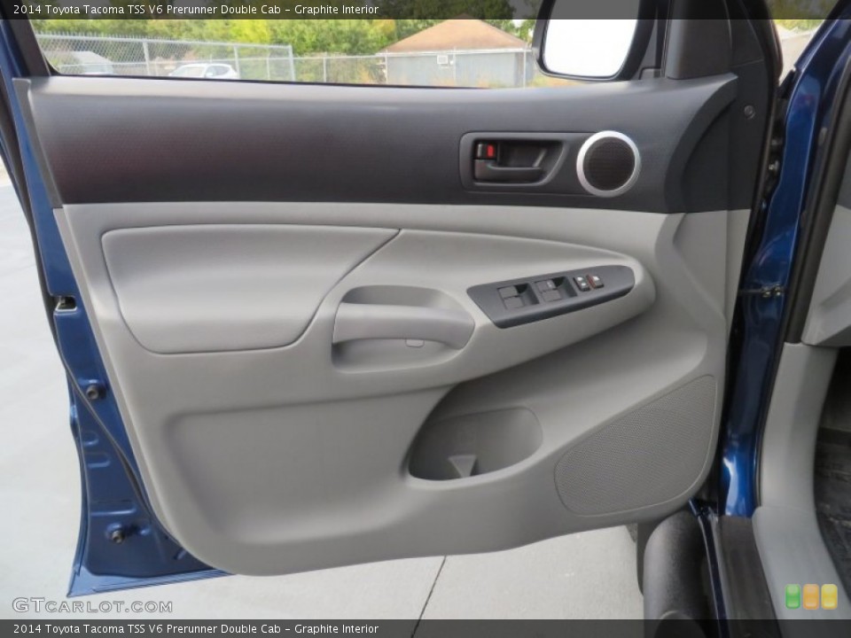 Graphite Interior Door Panel for the 2014 Toyota Tacoma TSS V6 Prerunner Double Cab #87603656
