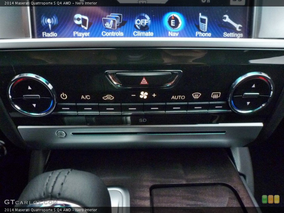 Nero Interior Controls for the 2014 Maserati Quattroporte S Q4 AWD #87603669