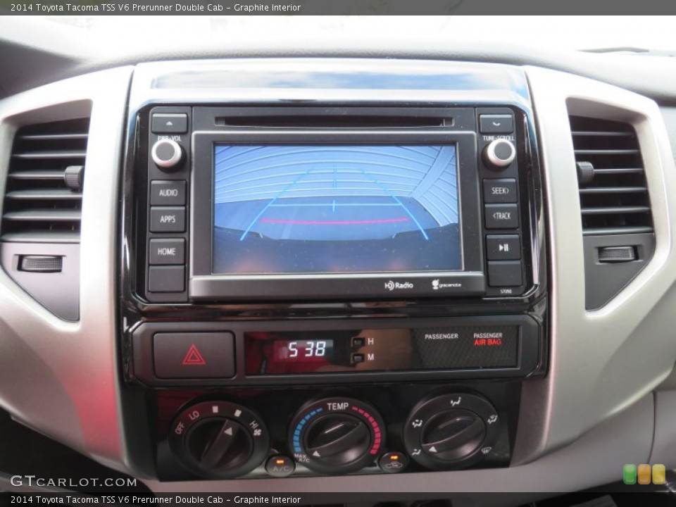 Graphite Interior Controls for the 2014 Toyota Tacoma TSS V6 Prerunner Double Cab #87603805