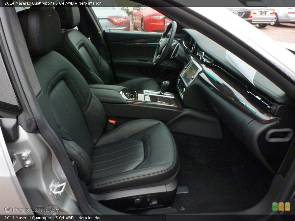 Nero Interior Front Seat for the 2014 Maserati Quattroporte S Q4 AWD #87604023