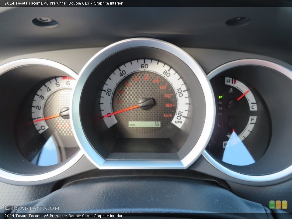 Graphite Interior Gauges for the 2014 Toyota Tacoma V6 Prerunner Double Cab #87604615