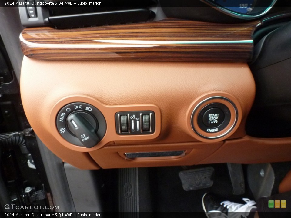 Cuoio Interior Controls for the 2014 Maserati Quattroporte S Q4 AWD #87604684