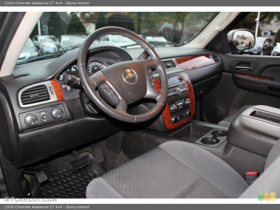 Ebony Interior Prime Interior for the 2009 Chevrolet Avalanche LT 4x4 #87606995