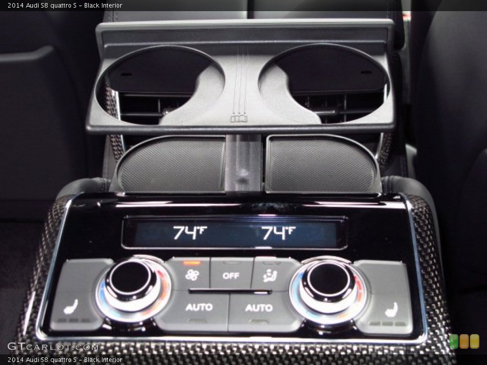 Black Interior Controls for the 2014 Audi S8 quattro S #87607268