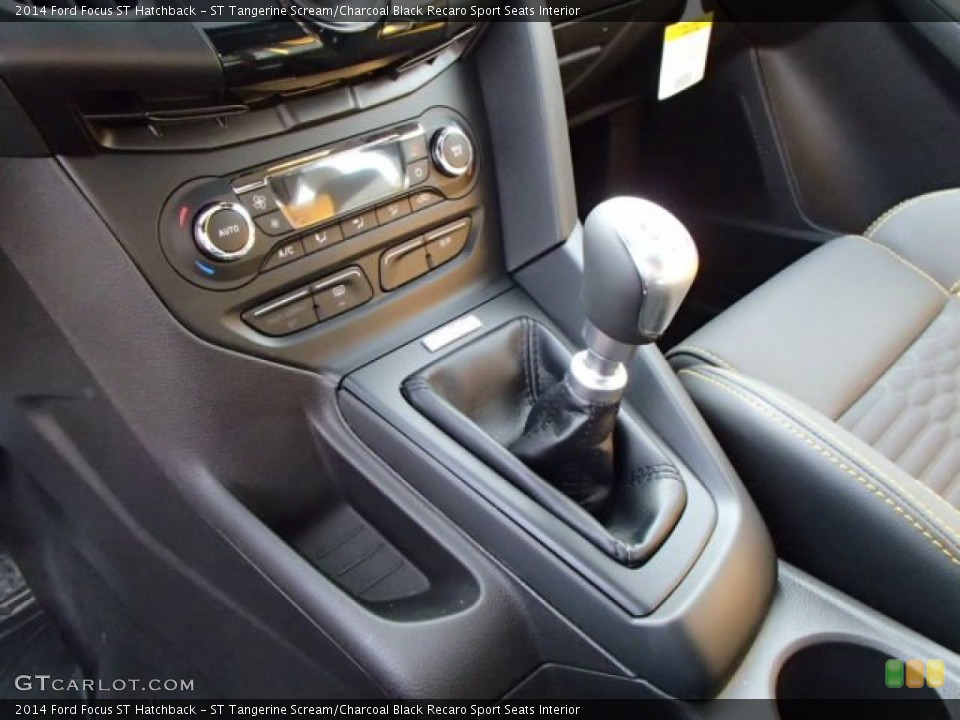 ST Tangerine Scream/Charcoal Black Recaro Sport Seats Interior Transmission for the 2014 Ford Focus ST Hatchback #87609628