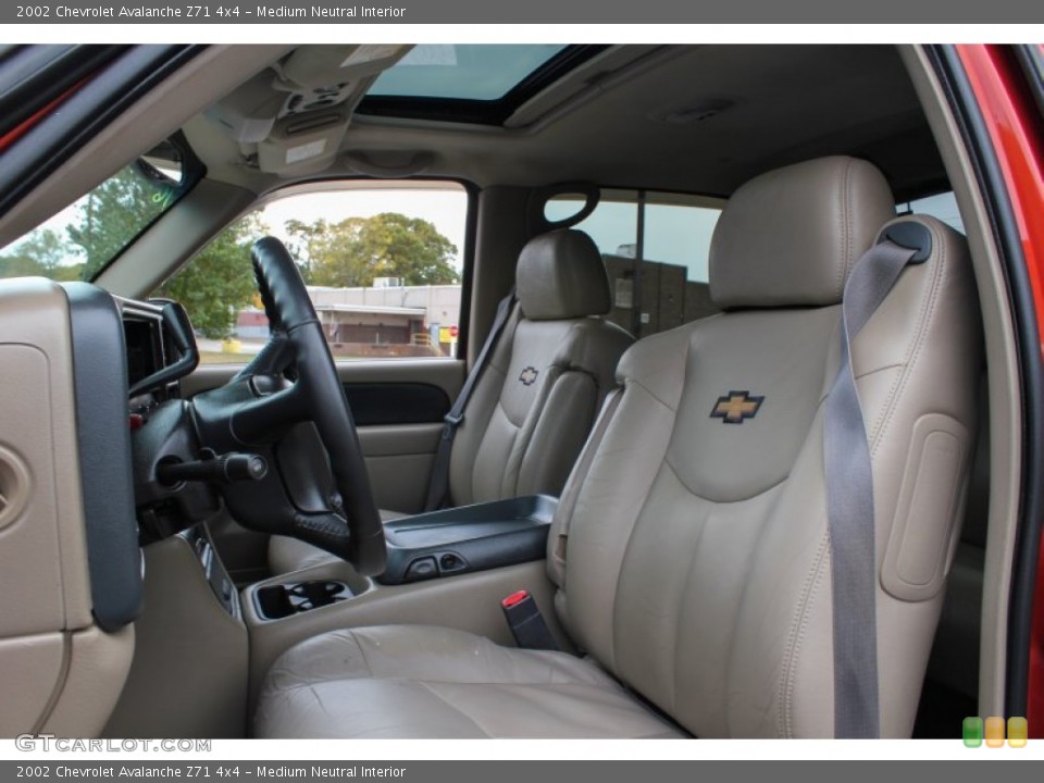 Medium Neutral Interior Front Seat for the 2002 Chevrolet Avalanche Z71 4x4 #87609953