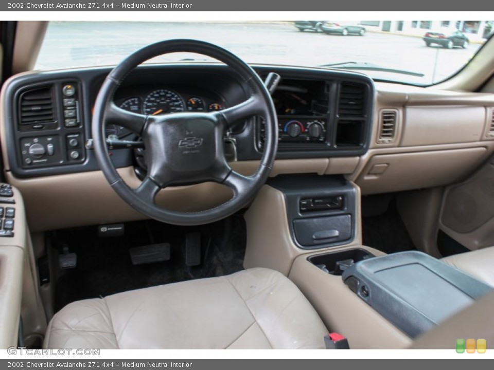 Medium Neutral Interior Prime Interior for the 2002 Chevrolet Avalanche Z71 4x4 #87609991