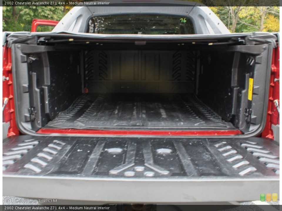 Medium Neutral Interior Trunk for the 2002 Chevrolet Avalanche Z71 4x4 #87610027