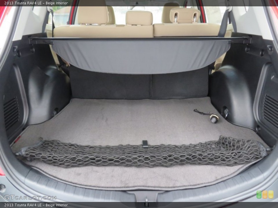 Beige Interior Trunk for the 2013 Toyota RAV4 LE #87610111