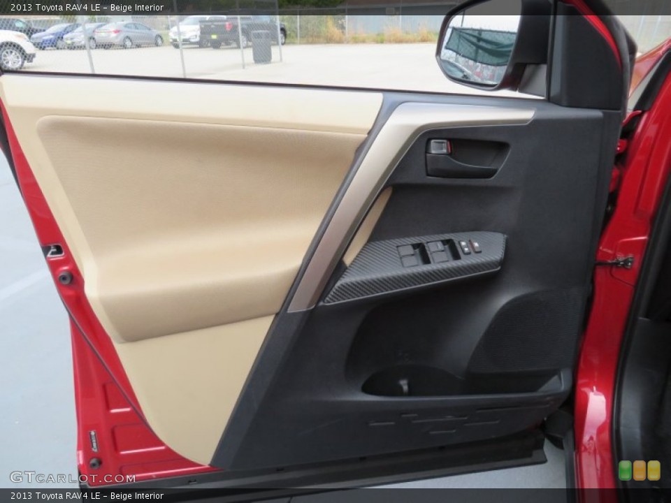 Beige Interior Door Panel for the 2013 Toyota RAV4 LE #87610130