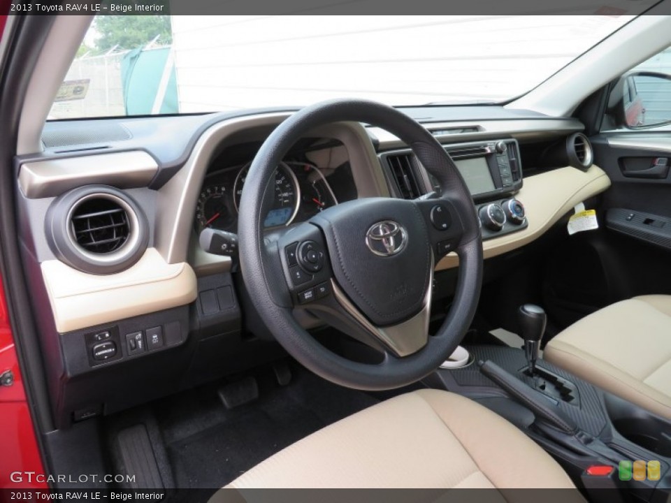 Beige Interior Photo for the 2013 Toyota RAV4 LE #87610156