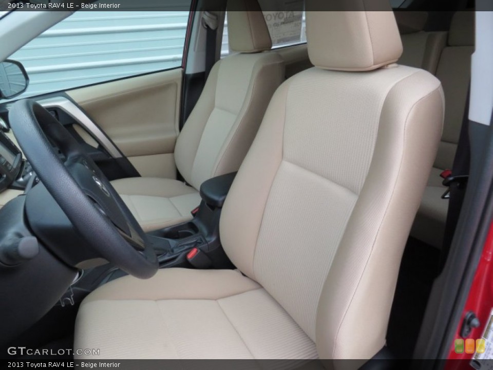 Beige Interior Front Seat for the 2013 Toyota RAV4 LE #87610174