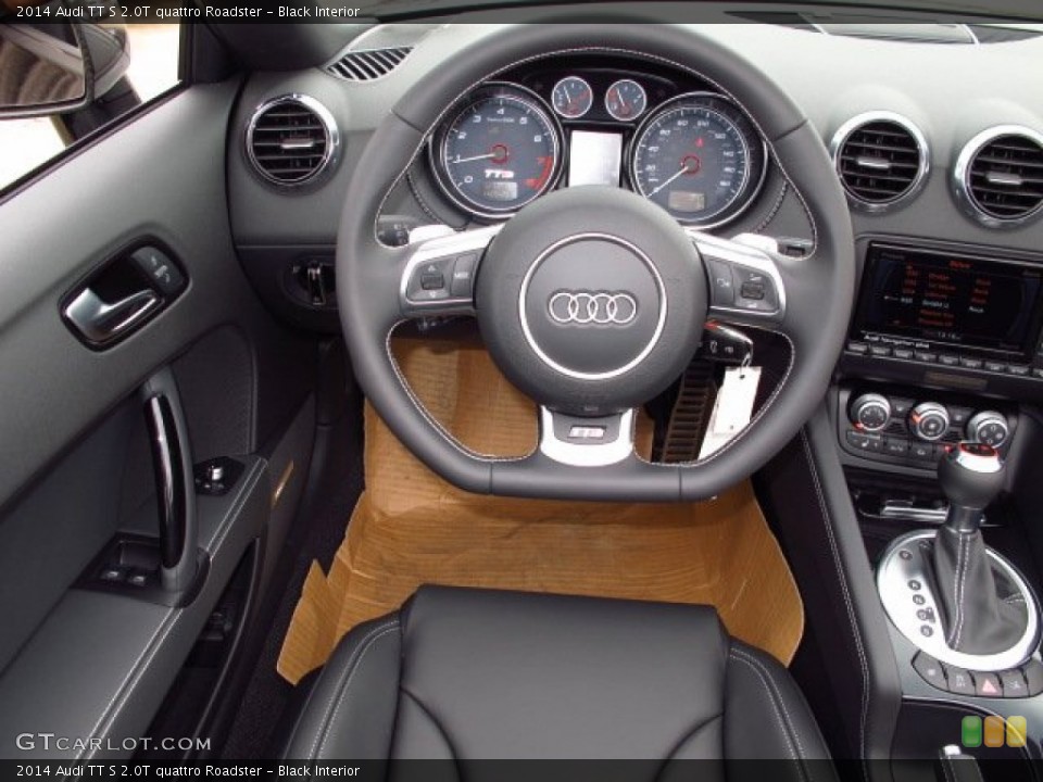 Black Interior Steering Wheel for the 2014 Audi TT S 2.0T quattro Roadster #87611413