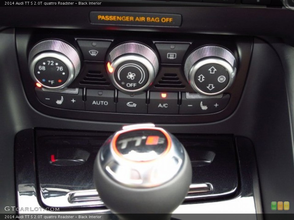 Black Interior Controls for the 2014 Audi TT S 2.0T quattro Roadster #87611527