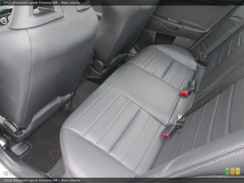 Black Interior Rear Seat for the 2014 Mitsubishi Lancer Evolution MR #87611728