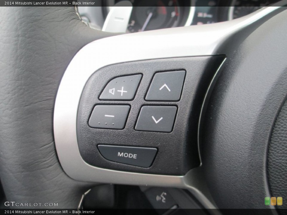 Black Interior Controls for the 2014 Mitsubishi Lancer Evolution MR #87611914