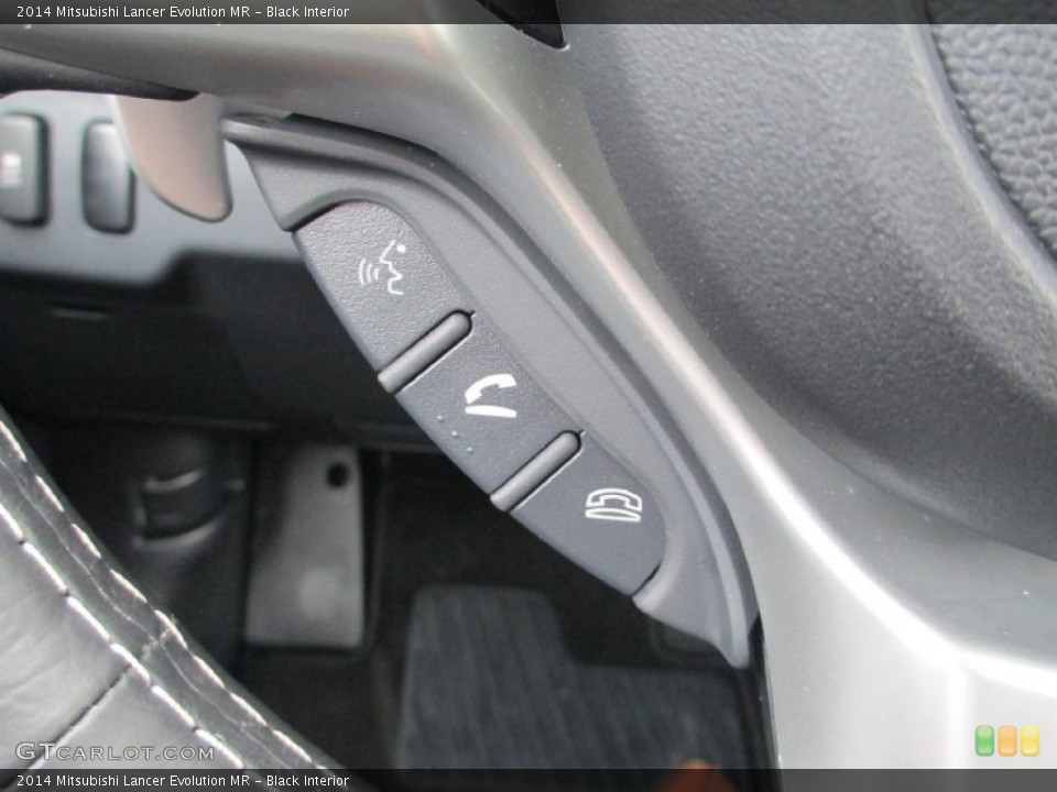 Black Interior Controls for the 2014 Mitsubishi Lancer Evolution MR #87611941