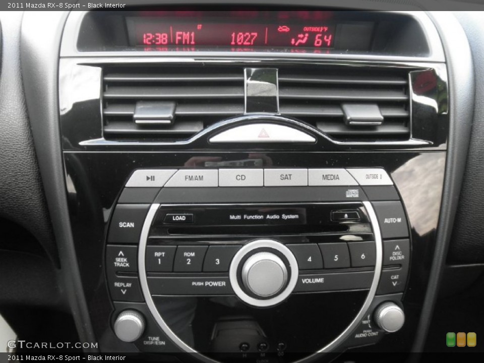 Black Interior Controls for the 2011 Mazda RX-8 Sport #87612997