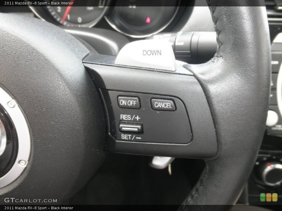 Black Interior Controls for the 2011 Mazda RX-8 Sport #87613033