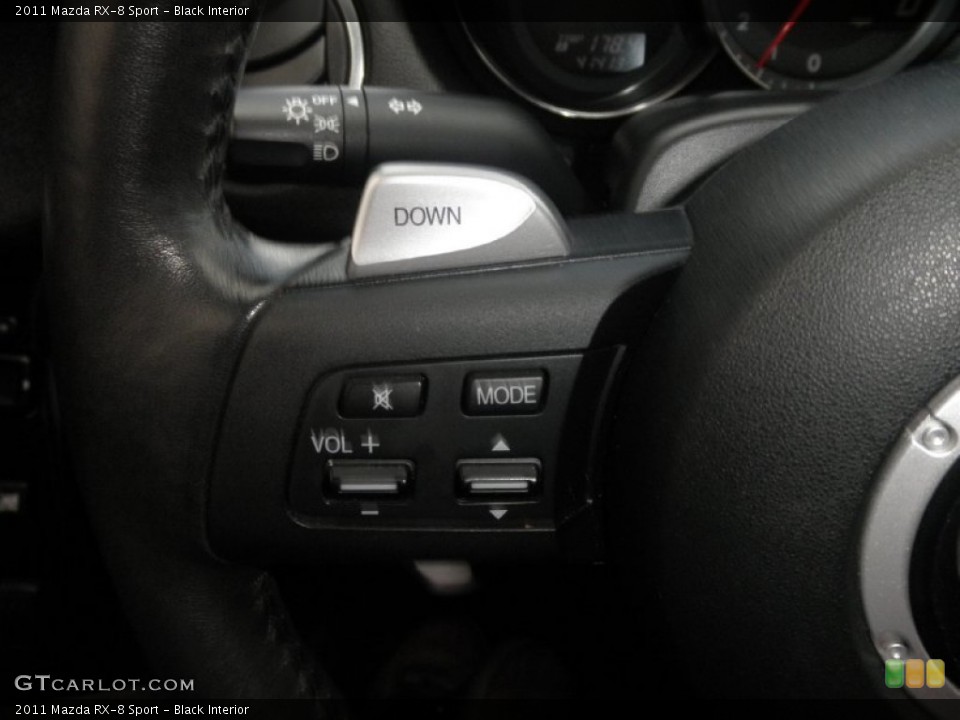 Black Interior Controls for the 2011 Mazda RX-8 Sport #87613045