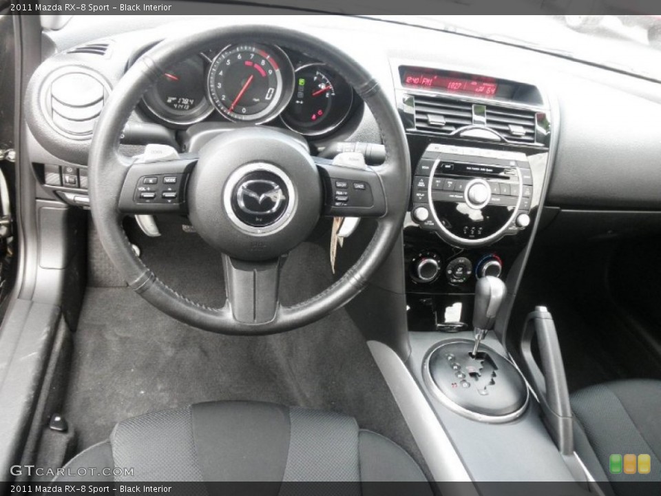 Black Interior Dashboard for the 2011 Mazda RX-8 Sport #87613096