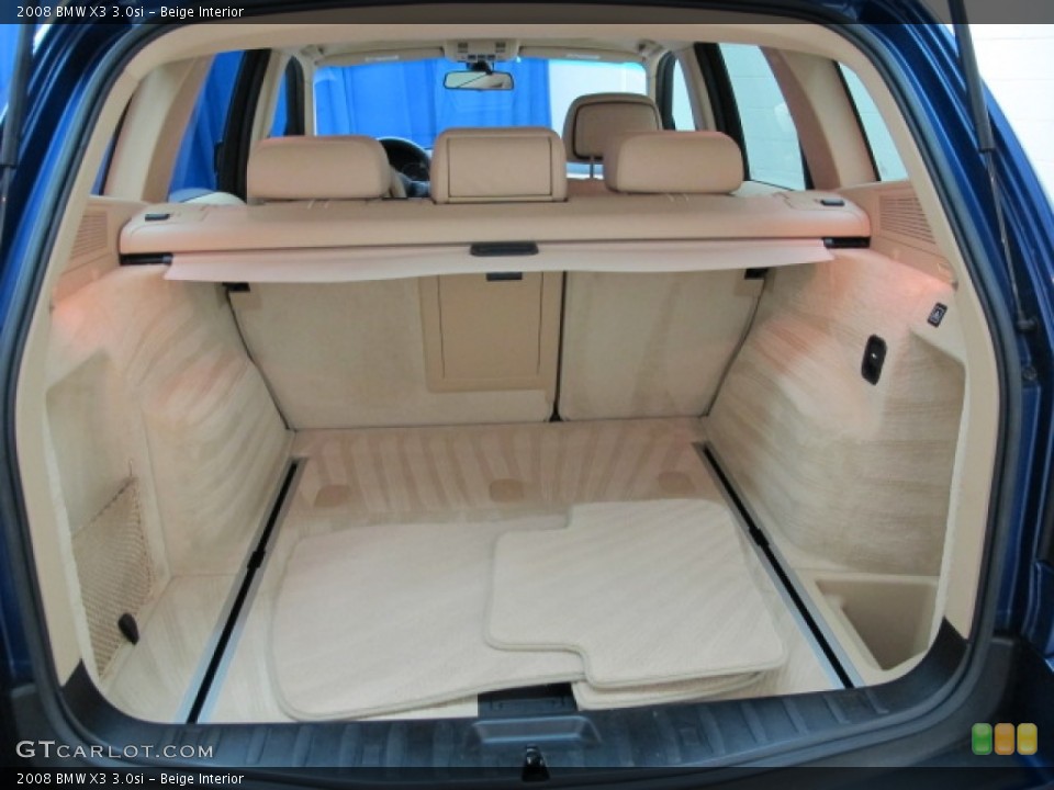 Beige Interior Trunk for the 2008 BMW X3 3.0si #87615292