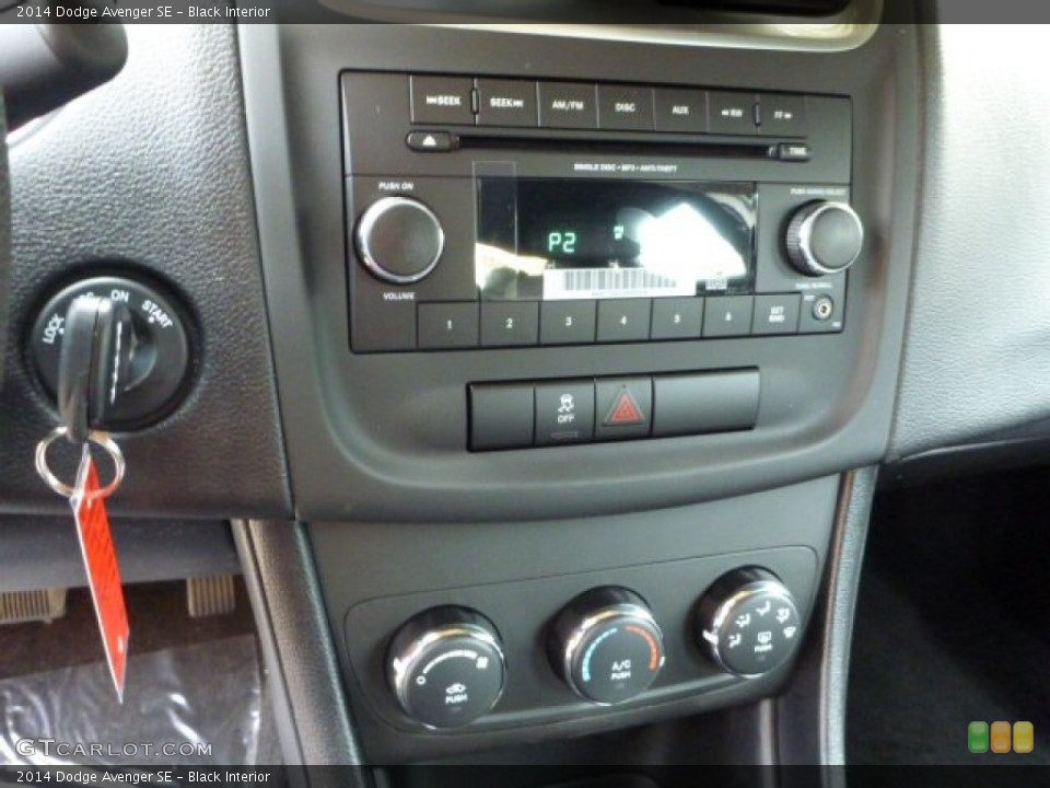 Black Interior Controls for the 2014 Dodge Avenger SE #87615367