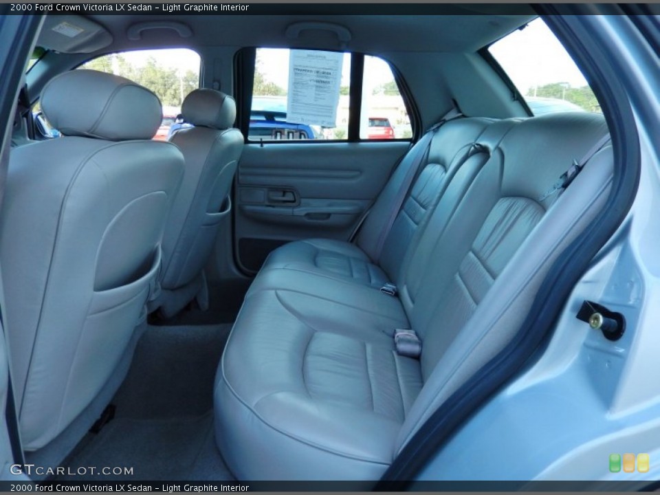 Light Graphite Interior Rear Seat for the 2000 Ford Crown Victoria LX Sedan #87623740