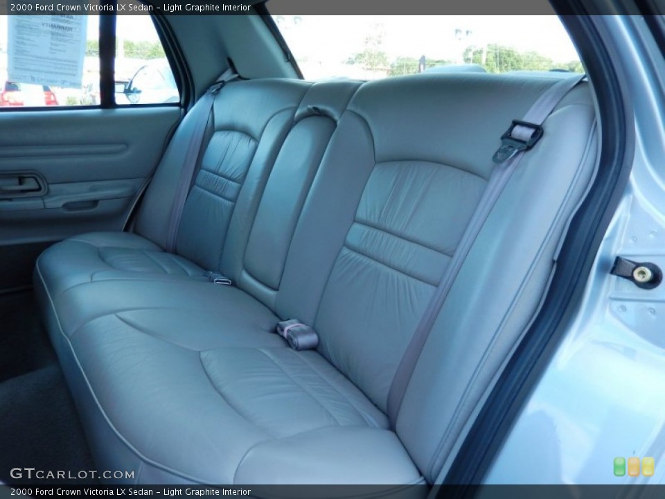 Light Graphite Interior Rear Seat for the 2000 Ford Crown Victoria LX Sedan #87623764