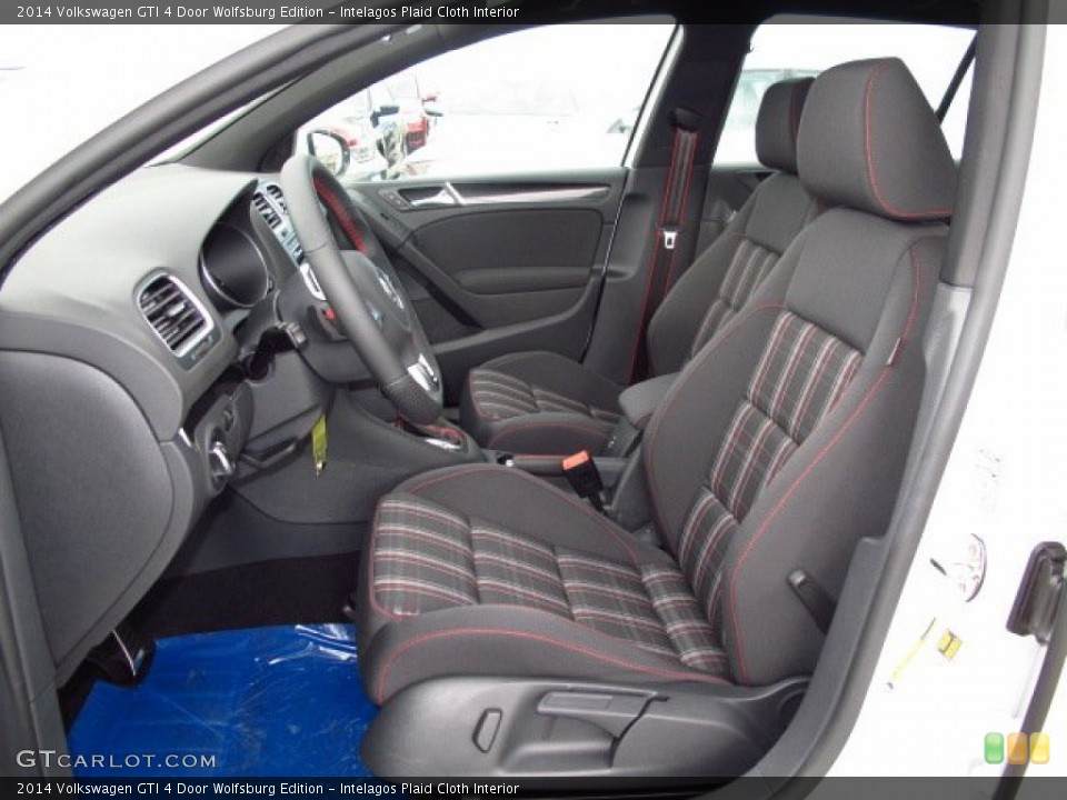 Intelagos Plaid Cloth Interior Photo for the 2014 Volkswagen GTI 4 Door Wolfsburg Edition #87628384