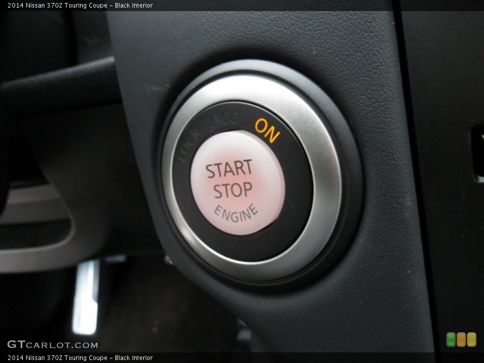 Black Interior Controls for the 2014 Nissan 370Z Touring Coupe #87629746
