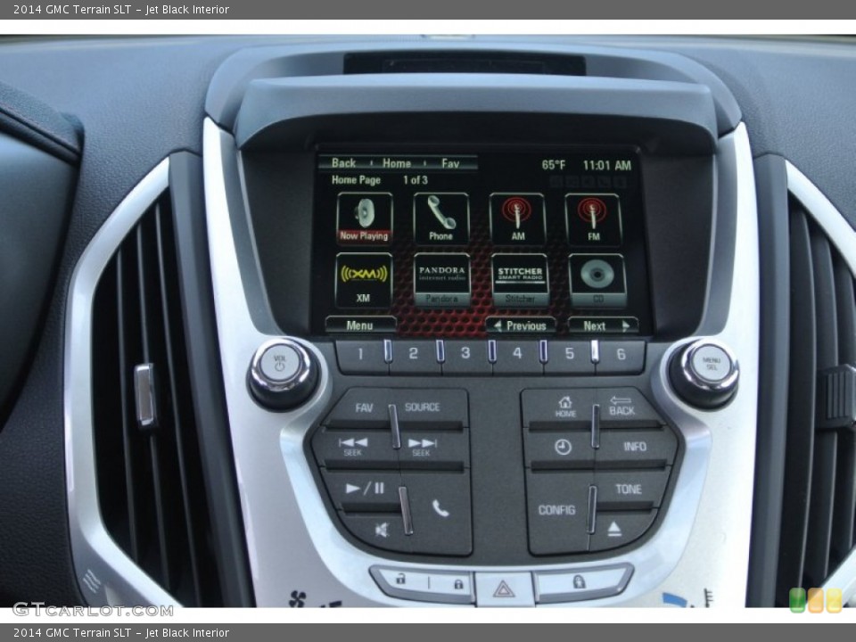 Jet Black Interior Controls for the 2014 GMC Terrain SLT #87633811