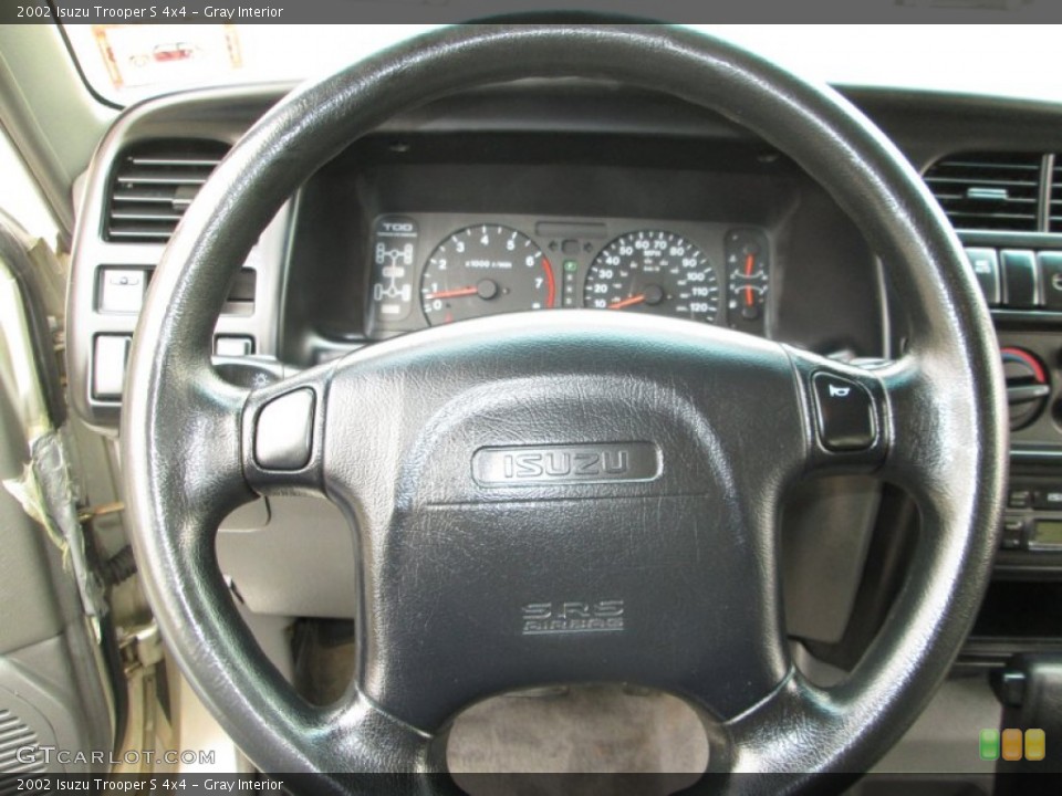 Gray Interior Steering Wheel for the 2002 Isuzu Trooper S 4x4 #87635054