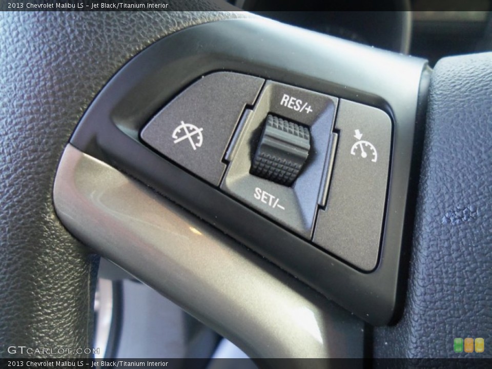 Jet Black/Titanium Interior Controls for the 2013 Chevrolet Malibu LS #87635440