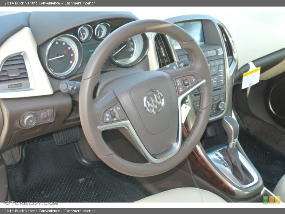 Cashmere Interior Steering Wheel for the 2014 Buick Verano Convenience #87637065