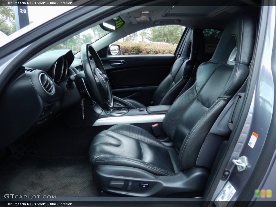 Black Interior Photo for the 2005 Mazda RX-8 Sport #87640855