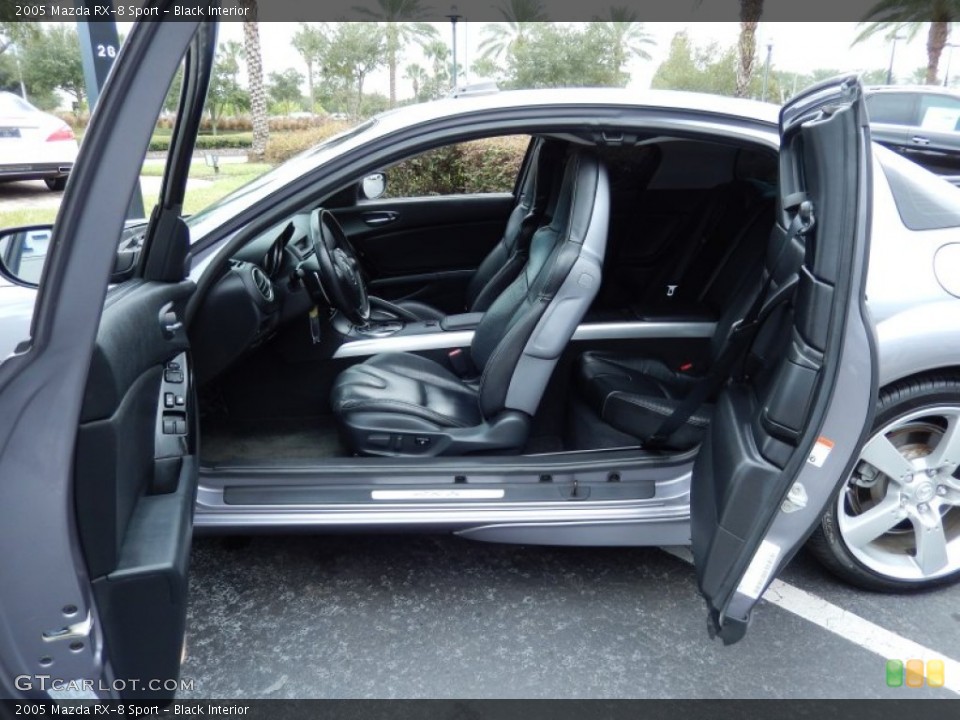 Black Interior Photo for the 2005 Mazda RX-8 Sport #87640909