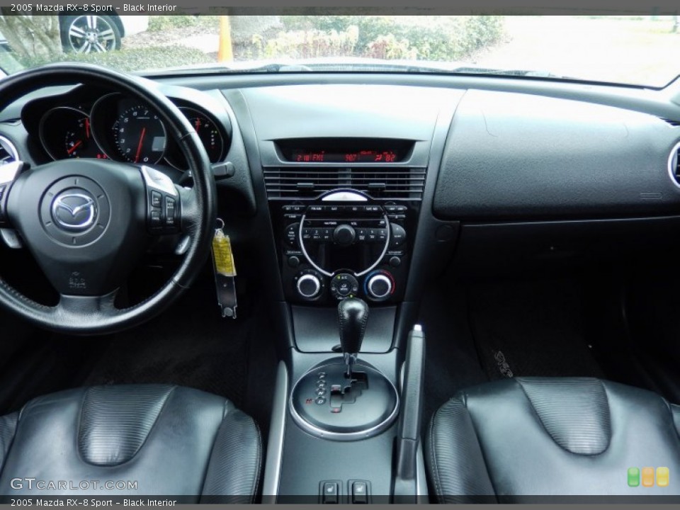 Black Interior Dashboard for the 2005 Mazda RX-8 Sport #87641050