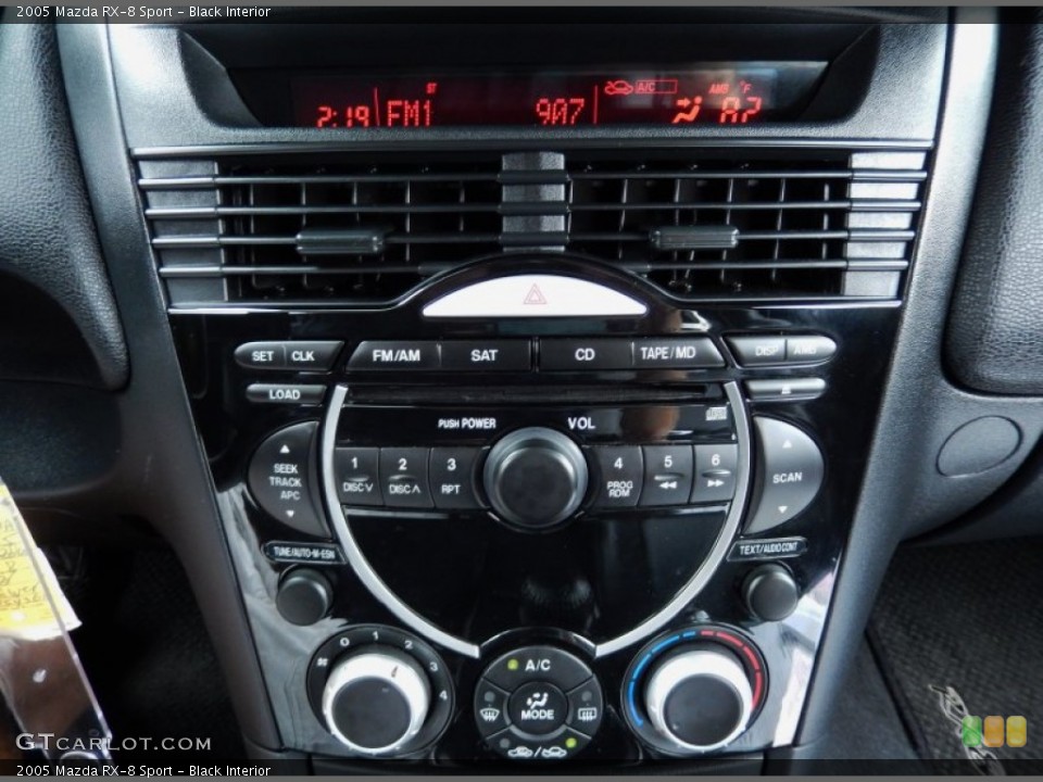 Black Interior Controls for the 2005 Mazda RX-8 Sport #87641074